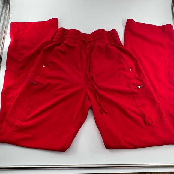 Easy Stretch Red Scrub Set - Picture 2 of 8